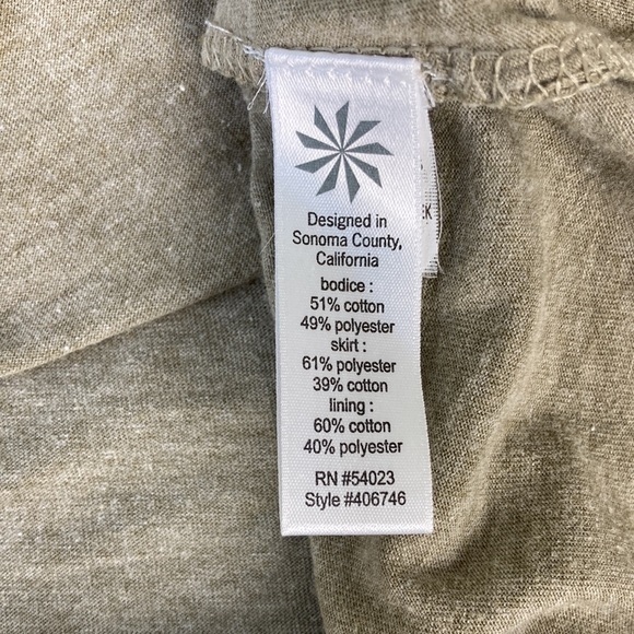 Athleta Dhara Lightweight Stretch V Neck Tribal Print Dress - Picture 10 of 14